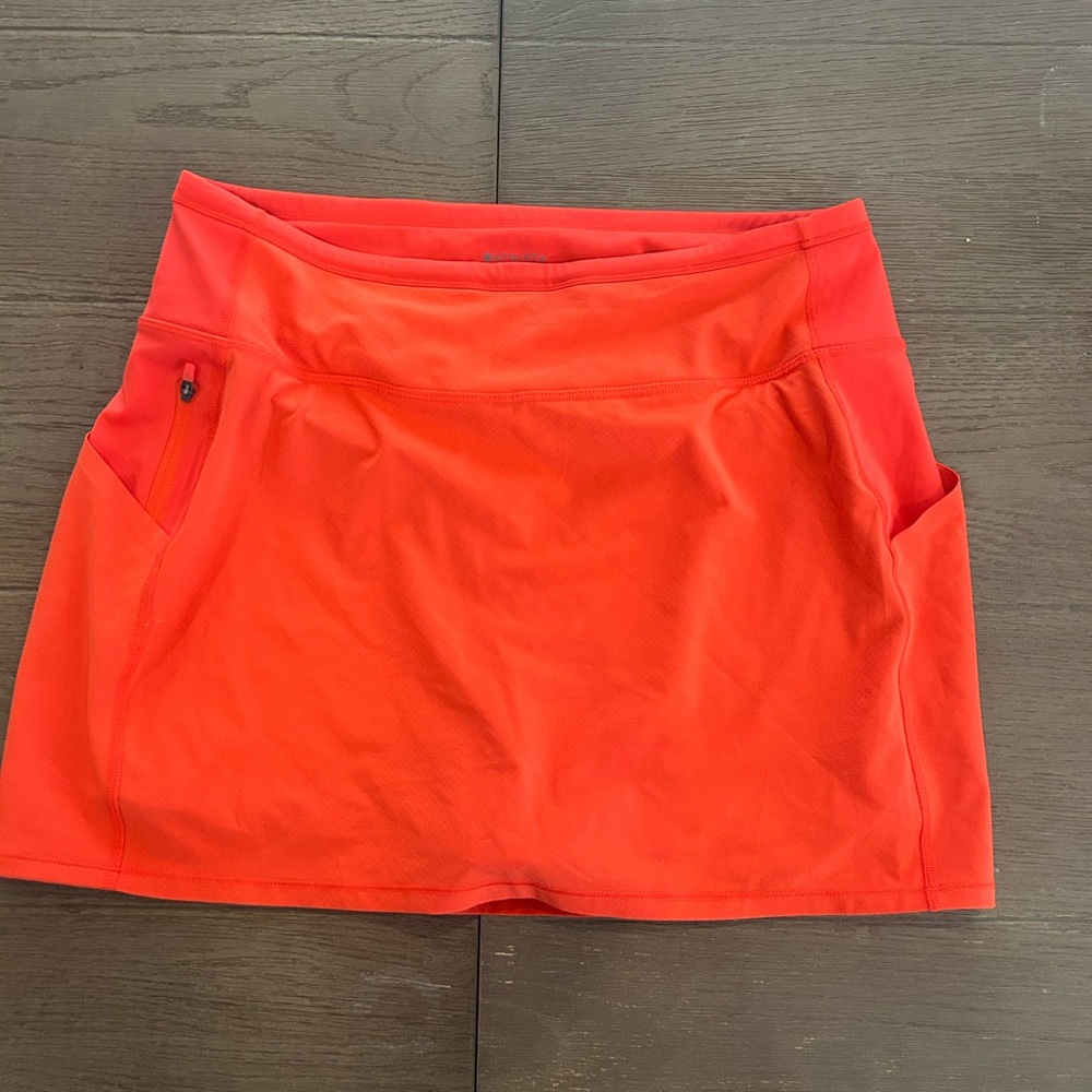 Athleta Vibrant Orange Swim Skort